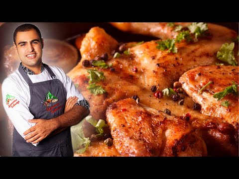 Видео: Секрет самой вкусной жареной курицы. Цыплёнок ТАБАКА (ТАПАКА) по-грузински  на сковороде. Рецепт! 4k