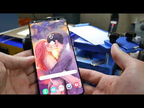 Видео: GALAXY S9+ / Замена стекла. Без холодильника / Galaxy S9+ glass replacement