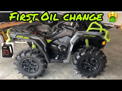 Видео: 2021 CAN AM XMR OUTLANDER 850 Замена масла, коробка передач, передний и задний дифференциал!
