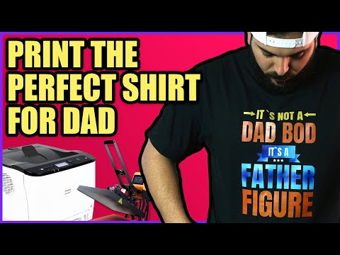 Видео: Печать на черно-белых футболках с помощью принтера Ricoma с переносом белого тонера (индивидуальн...