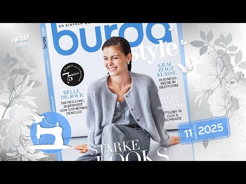 Видео: Журнал Burda Style 11/2025 Женственные и Деловые 31 Модели Одежды Sewing Pattern Magazines 🍁🤎🍂