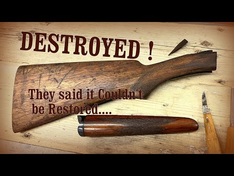 Видео: Восстановлено от начала до конца! Приклад Ithaca 1905 года