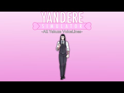 Видео: Все реплики Yakuza | Yandere Simulator
