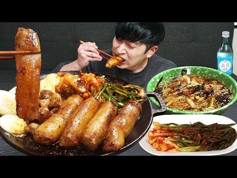 Видео: Жареные говяжьи кишки хорошо сочетаются с соджу Daechan MUKBANG REALSOUND ASMR EATINGSHOW