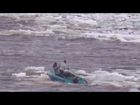 Видео: Енисей.    Ледоход.