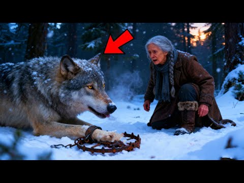 Видео: Пожилая женщина увидела ВОЛКА, пойманного в ловушку… и то, что она сделала ПОТОМ, поразило всех