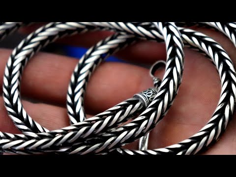 Видео: Цепь плетения "Лисий хвост","Колос","Звено в звено"