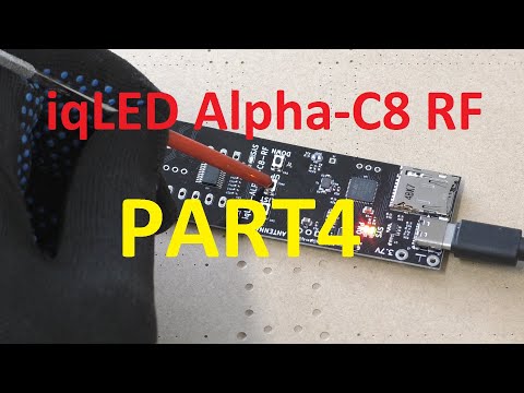 Видео: iqLED Alpha-C8 RF  Часть 4 - обновление прошивки и активация