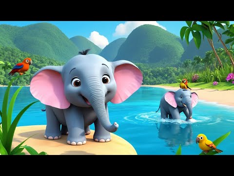 Видео: День, когда слон научился плавать 🐘🌊