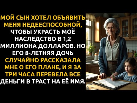 Видео: СЫН хотел объявить МЕНЯ недееспособной ради НАСЛЕДСТВА. Я лишила его всего за 3 часа.