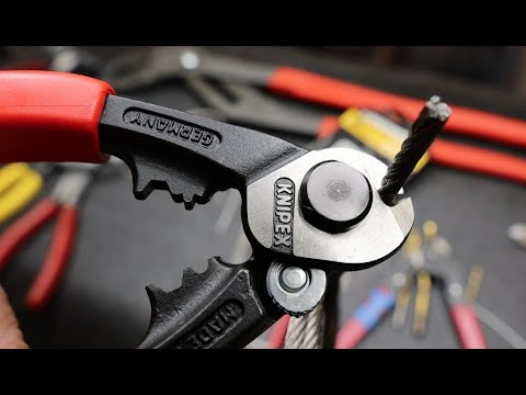 Видео: Кусачки для троса Knipex 9562190: Модернизируем 45-летние кусачки для троса велосипеда Sun Tour. ...