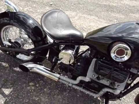 Видео: мотоцикл с мотором от заз !