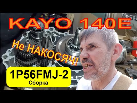 Видео: Сборка двигателя Kayo 140E (1P56FMJ-2)