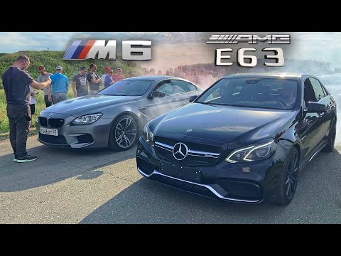 Видео: СУПЕРДЕРБИ! Mercedes AMG E 63 vs BMW M6 + БИТВА ПОКОЛЕНИЙ: Mercedes E500 v BMW 650 + BMW X5 v ML55