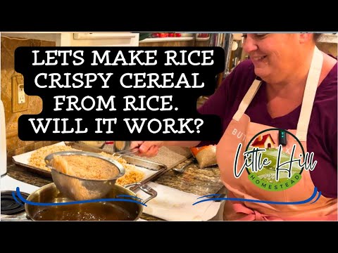 Видео: Превращаем рис в хрустящие рисовые хлопья и хрустящие рисовые лакомства! Сработает ли это?