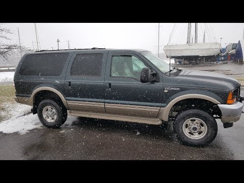 Видео: Ford Excursion 7,3TD  1000нм+ 430kw+  Да уж!!!