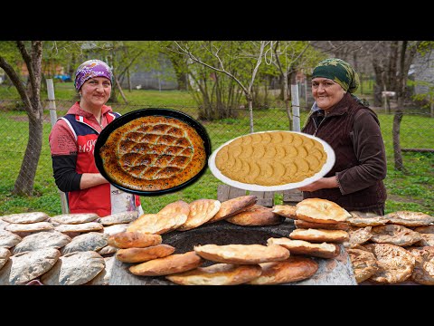 Видео: Раздача хлеба тандури и халвы во время Рамадана! - Особые рецепты ифтара в деревне