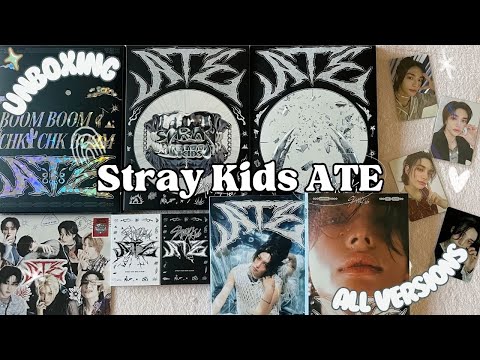 Видео: 🎆 Кризисная распаковка альбома Stray Kids ATE 🎆