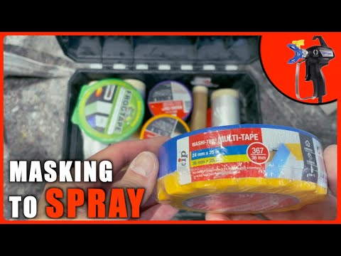 Видео: Советы по маскировке перед покраской. GX21 и почему я использую Graco PowerShot