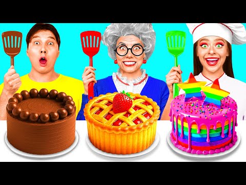 Видео: Кулинарный Челлендж: Я против Бабушки | Потрясающие Кухонные Лайфхаки