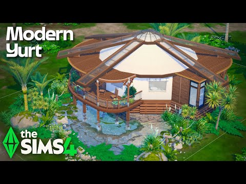 Видео: 🛖 Sims 4 Современная юрта | Приключения ждут новичка