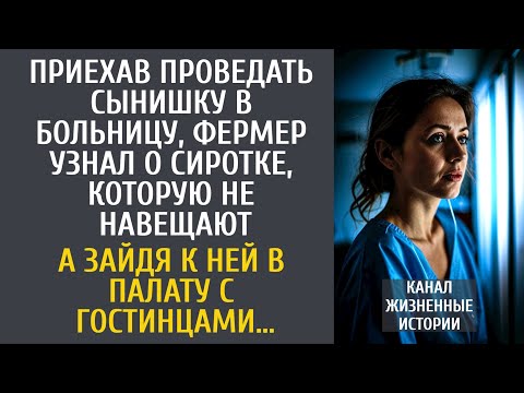 Видео: Приехав проведать сынишку в больницу, фермер узнал о сиротке, которую не навещают… А зайдя в палату…