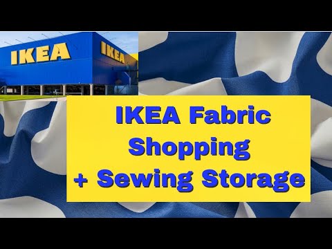 Видео: Поиск тканей и экскурсия по швейной комнате IKEA | Лучшие находки и идеи