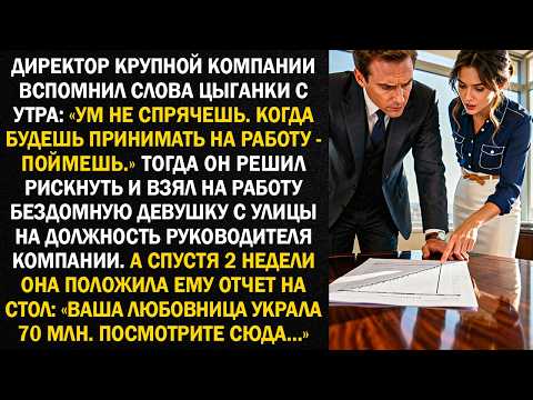 Видео: Директор крупной компании вспомнил слова цыганки с утра: «Ум не спрячешь. Когда будешь принимать...