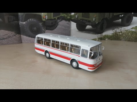 Видео: Обзор модели Лаз-697н, масштаб 1:43, "Modimio".