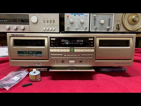 Видео: Pioneer T-WD5R загон кассеты в 21 век