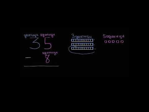 Видео: Изваждане до 100 с преминаване І Събиране и изваждане І 2. клас (България) І Кан Академия