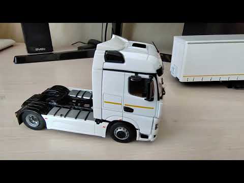 Видео: КАМАЗ 54901 с полуприцепом НЕФАЗ 93341 SSM масштаб 1 :43.