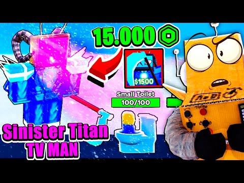 Видео: ЗЛОЙ ТИТАН ТВМЕН САМЫЙ СИЛЬНЫЙ В МИРЕ ИМБА 33 СЕРИЯ ROBLOX Toilet Tower Defense