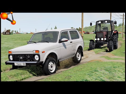 Видео: Доехать ЗА ГРИБАМИ! Застряли ПОЧТИ ВСЕ! - BeamNg Drive