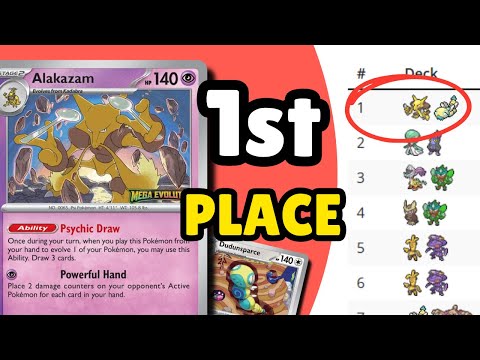 Видео: Эта колода Алаказама ПОБЕДИЛА в Японии (Pokemon TCG Mega Evolution)