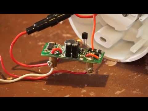 Видео: Ремонт светодиодного светильника с датчиком движения