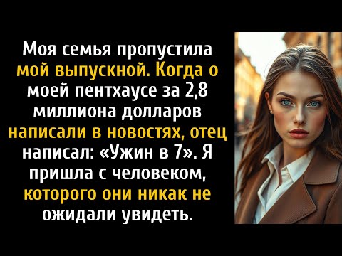 Видео: Моя семья проигнорировала мой выпускной, но потом пожалела об этом, увидев мой пентхаус за...