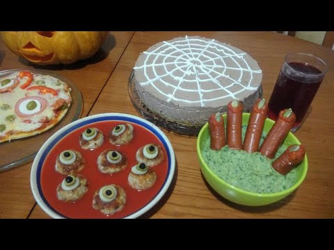 Видео: Страшные блюда на Хэллоуин!