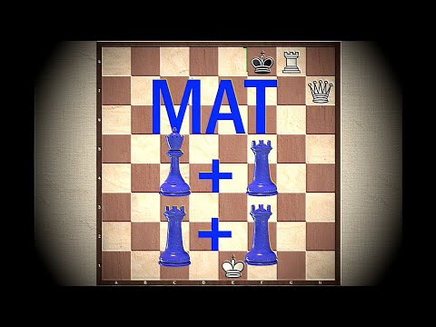 Видео: Шахматы. Урок 11. Мат тяжелыми фигурами. Мат ферзем и ладьей. Мат двумя ладьями