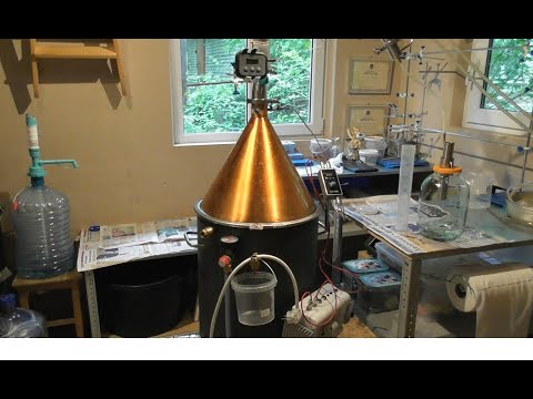 Видео: Ржаной дистиллят. Первая перегонка и особенности УПВК-50