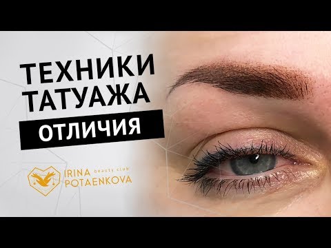 Видео: Напыление, пудровая, акварельная,теневая, тушевка, волосковая,  пиксельная техники татуажа. Отличия