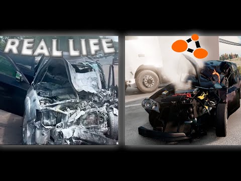 Видео: Реконструкция аварии на реальных событиях в BeamNG.Drive №2.