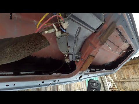 Видео: Установка центрального замка в  VW T3