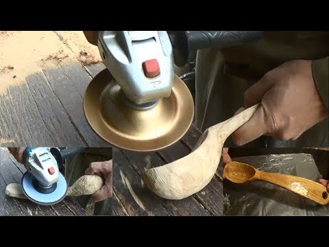 Видео: Ложка из Вишни Болгаркой