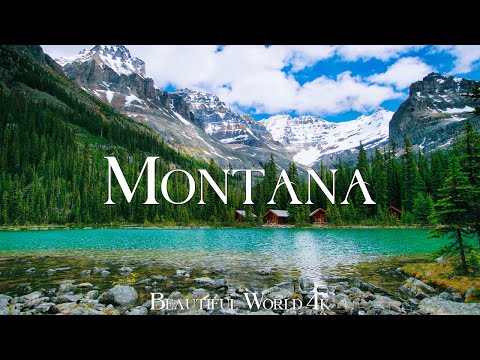 Видео: Монтана 4K - живописный релаксационный фильм с расслабляющей фортепианной музыкой - 4K Видео UHD