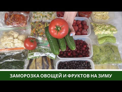 Видео: Заморозка Овощей На Зиму🍆 Овощи, Смеси, Фрукты