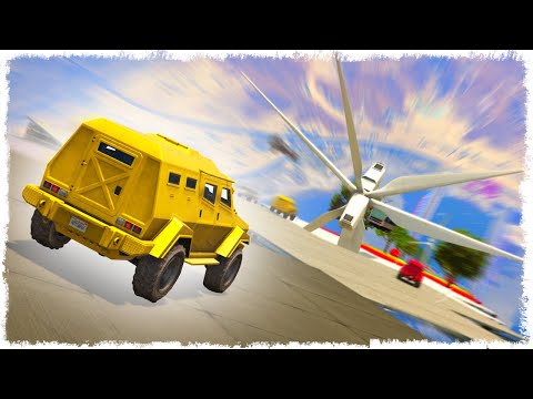 Видео: СПУСК + ВЕТРЯКИ = АДСКАЯ БОЛЬ!!! ОПАСНЫЙ СПУСК В GTA ONLINE!!!