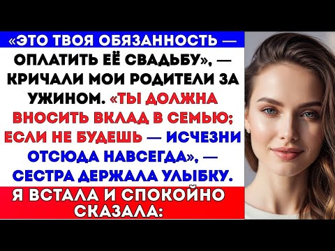 Видео: РОДИТЕЛИ КРИЧАЛИ: «ЗАПЛАТИ ЗА СВАДЬБУ СЕСТРЫ ИЛИ ИСЧЕЗНИ НАВСЕГДА» — НО Я НЕ УЕХАЛ