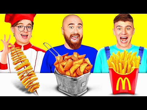 Видео: Кулинарный Челлендж | Готовим то что рисует Одиссей