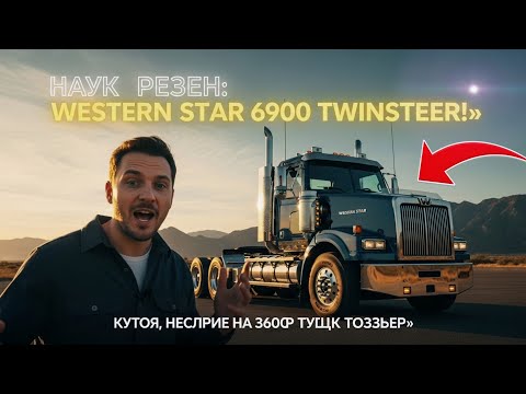 Видео: Непобедимый грузовик! Western Star 6900 TwinSteer полный обзор»@TechDrive-n3z 